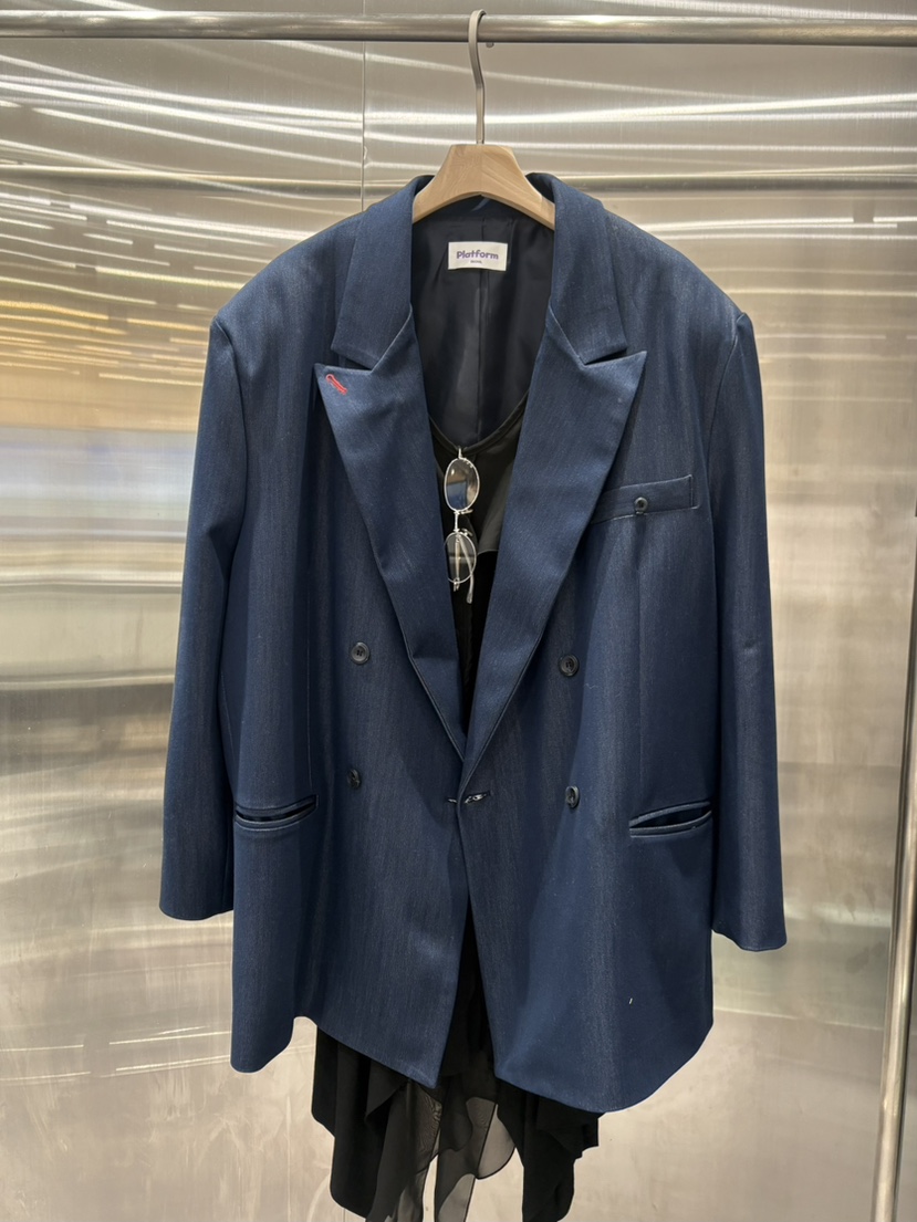 PLATFORM-L韓國代購女裝新品熱賣時尚26春夏休閑職業夾克PLATFORM夾克