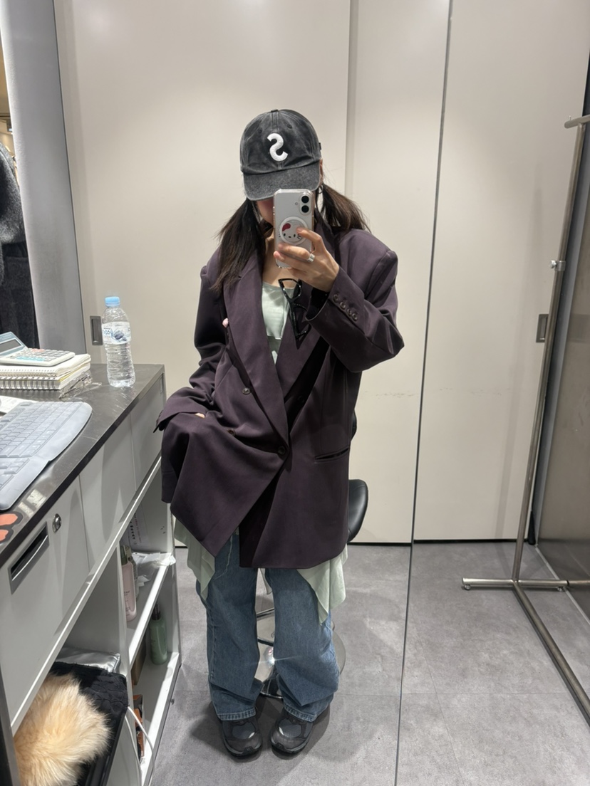 PLATFORM-L韓國代購女裝新品熱賣時尚26春夏休閑職業夾克PLATFORM夾克