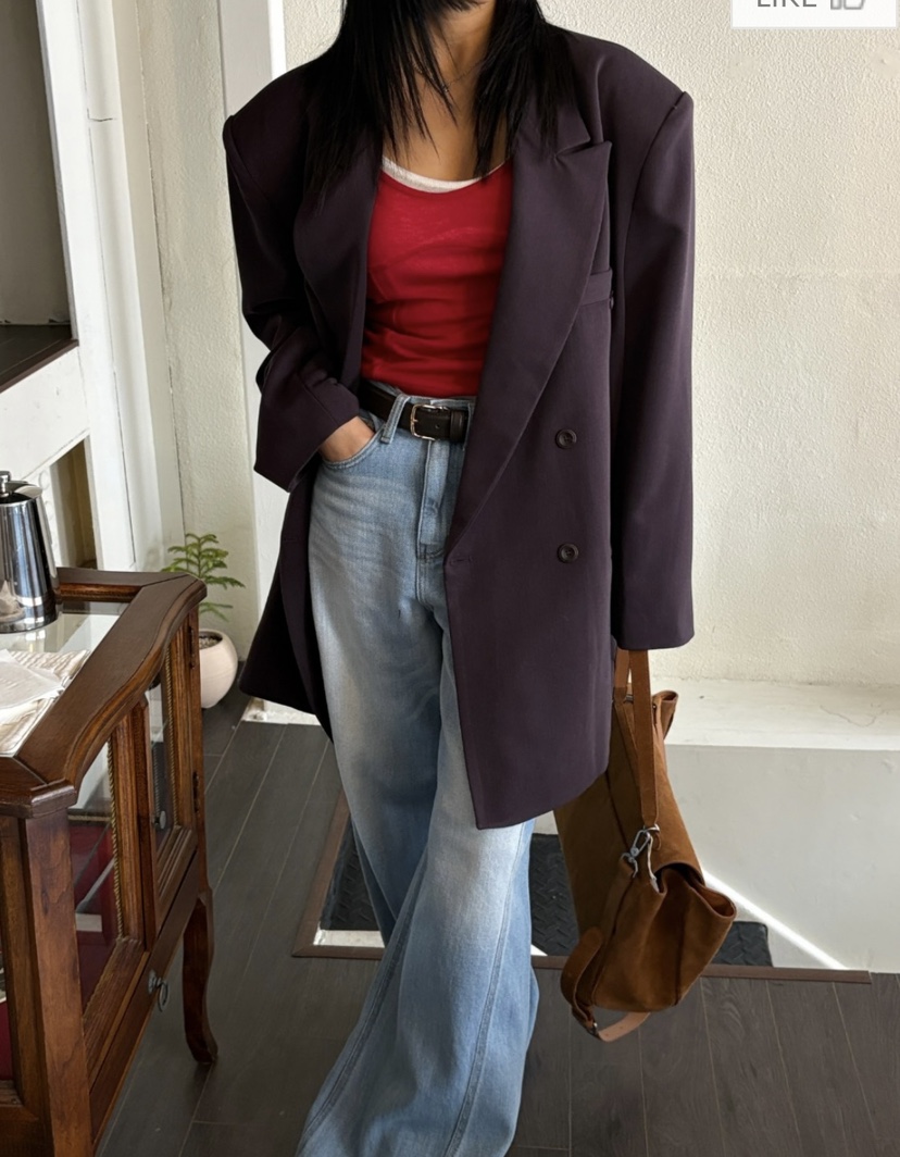 PLATFORM-L韓國代購女裝新品熱賣時尚26春夏休閑職業夾克PLATFORM夾克