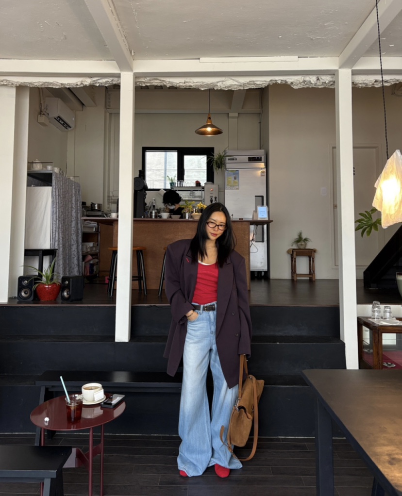 PLATFORM-L韓國代購女裝新品熱賣時尚26春夏休閑職業夾克PLATFORM夾克