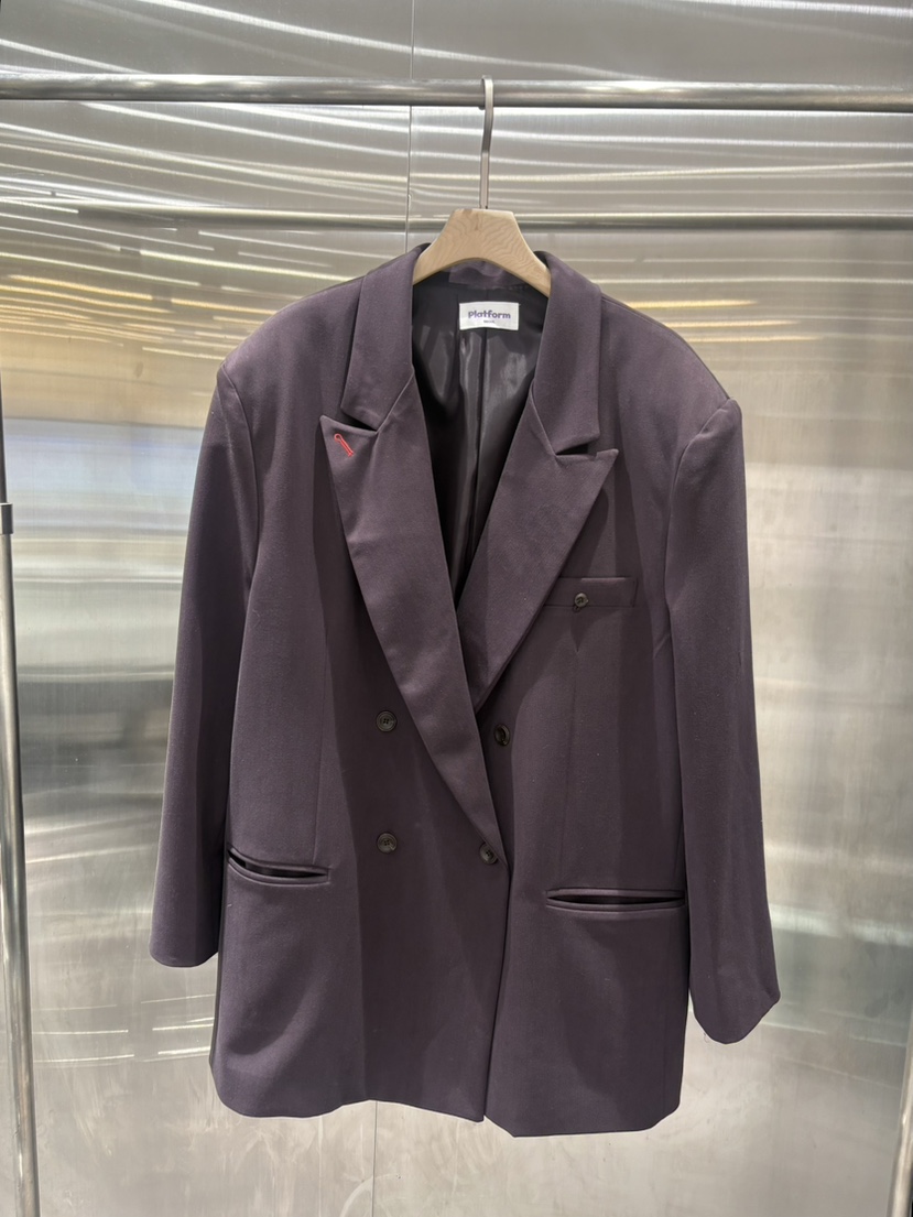 PLATFORM-L韓國代購女裝新品熱賣時尚26春夏休閑職業夾克PLATFORM夾克圖色2