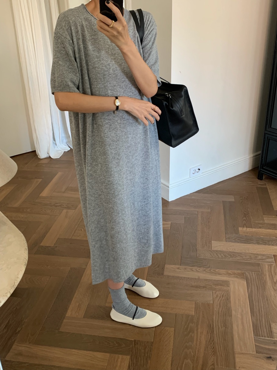 A Flan韓國直郵女士新款26春夏人氣職業熱賣時尚休閑連衣裙AFN/FLAN EDITION連衣裙