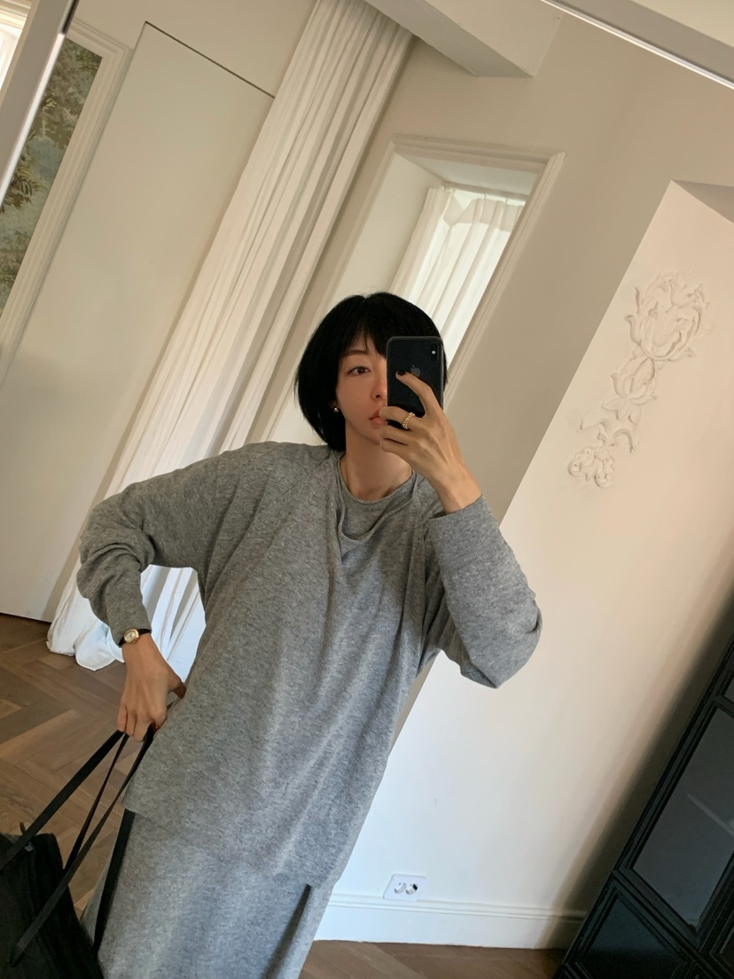 A Flan韓國直郵女士新款26春夏人氣職業熱賣時尚休閑連衣裙AFN/FLAN EDITION連衣裙