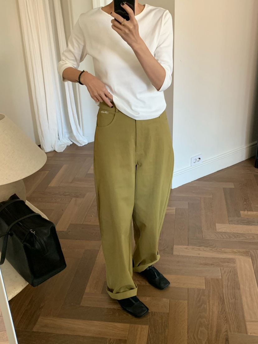 A Flan東大門代購女士新品真品休閑熱賣人氣推薦休閑褲棉AFN/FLAN EDITION休閑褲