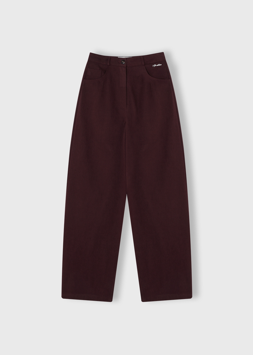 A Flan東大門代購女士新品真品休閑熱賣人氣推薦休閑褲棉AFN/FLAN EDITION休閑褲圖色3