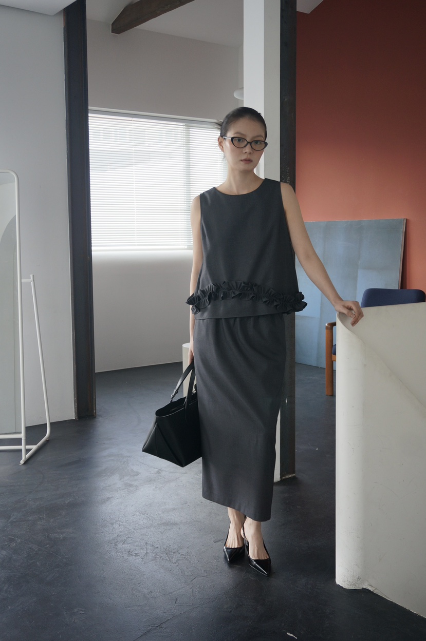 OURS韓國代購女士新款推薦休閑26春夏時尚人氣熱賣吊帶背心OURS吊帶/背心