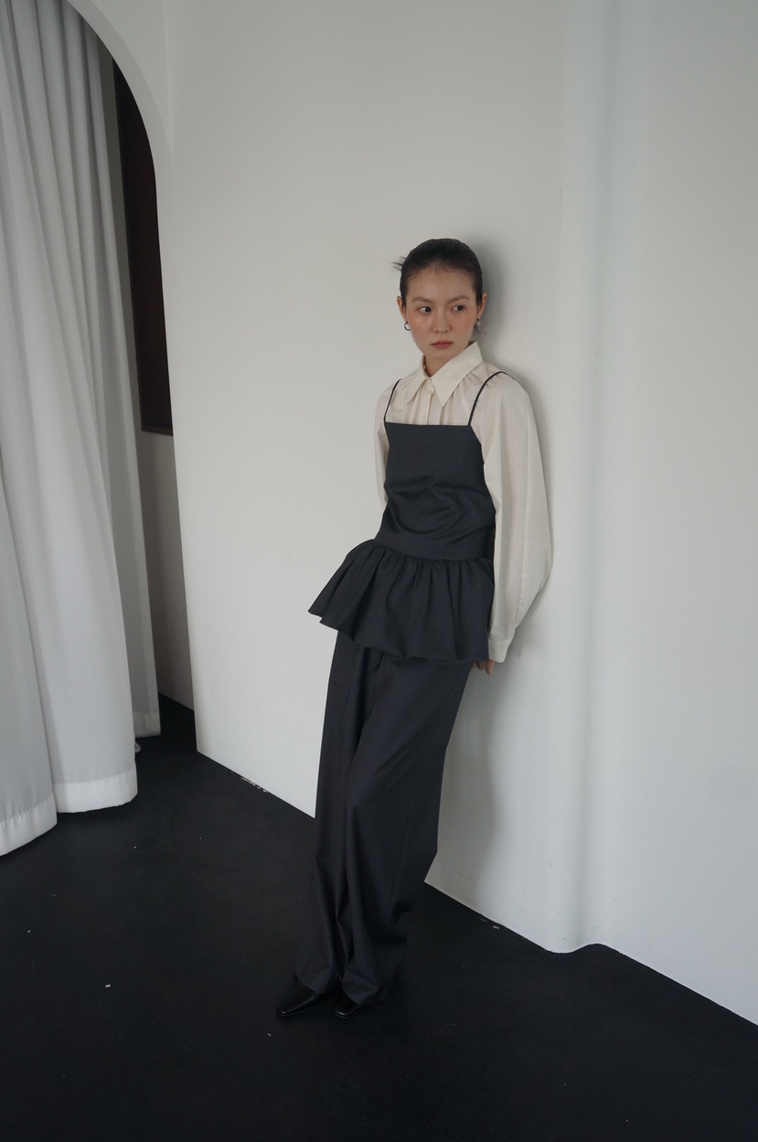 OURS韓國代購女士新款職業26春夏時尚休閑人氣真品吊帶背心OURS吊帶/背心