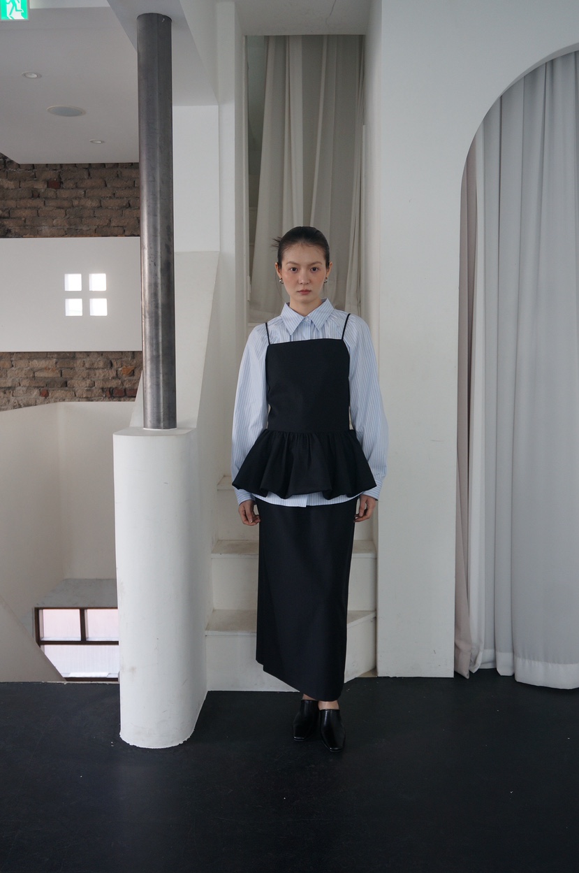 OURS韓國代購女士新款職業26春夏時尚休閑人氣真品吊帶背心OURS吊帶/背心