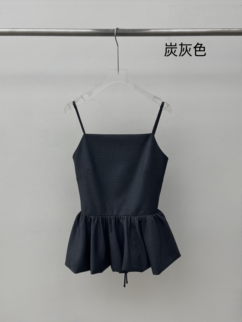 OURS韓國代購女士新款職業26春夏時尚休閑人氣真品吊帶背心OURS吊帶/背心圖色1