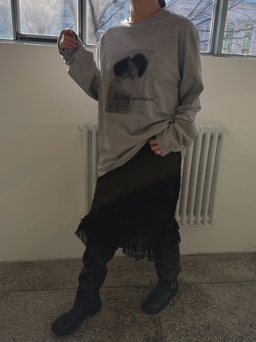 AWESOMESAUCE韓國直郵女裝新品26春夏真品時尚半身裙中短裙AWESOME SAUCE半身裙/中短裙