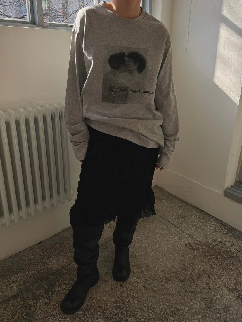 AWESOMESAUCE韓國直郵女裝新品26春夏真品時尚半身裙中短裙AWESOME SAUCE半身裙/中短裙