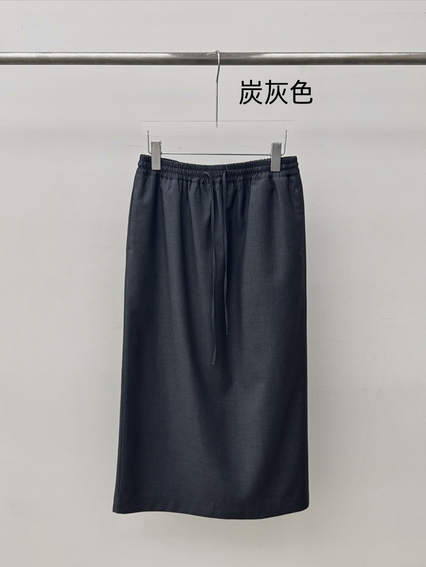 OURS東大門實拍女裝新品休閑人氣推薦時尚26春夏職業長裙OURS長裙圖色2