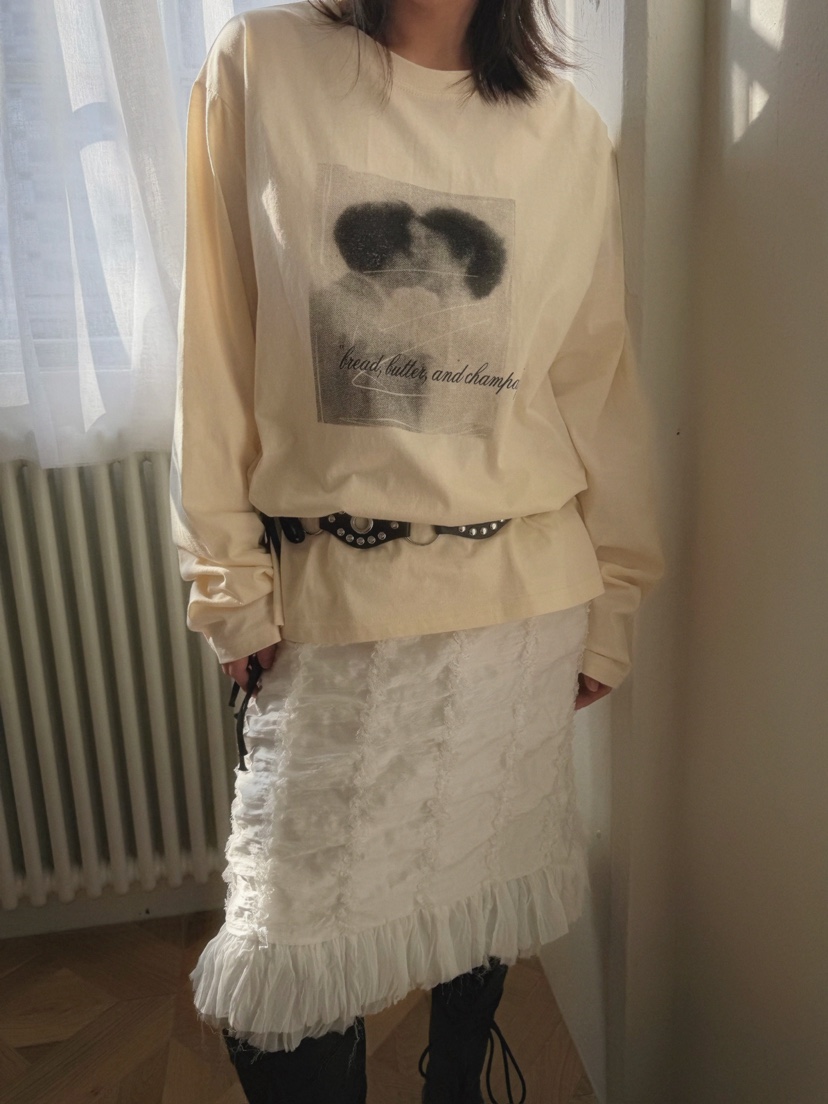 AWESOMESAUCE韓國直郵女裝新品時尚休閑人氣推薦熱賣長袖T恤AWESOME SAUCE長袖T恤