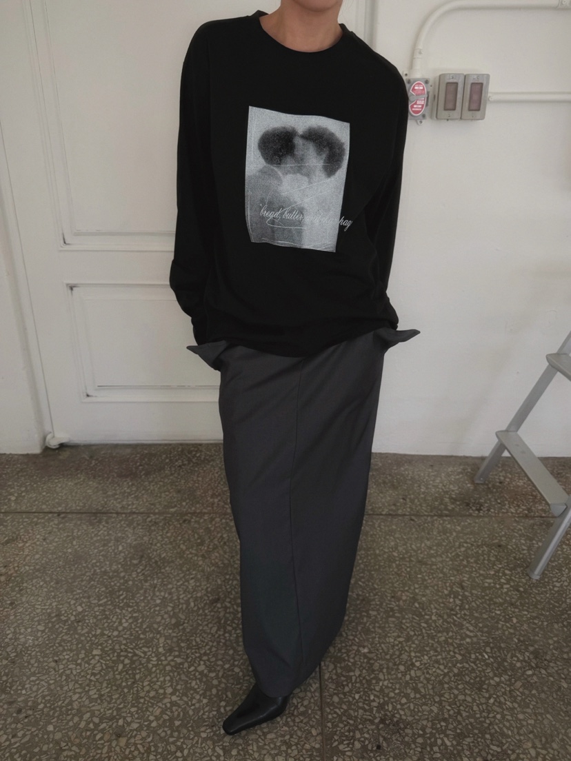 AWESOMESAUCE韓國直郵女裝新品時尚休閑人氣推薦熱賣長袖T恤AWESOME SAUCE長袖T恤