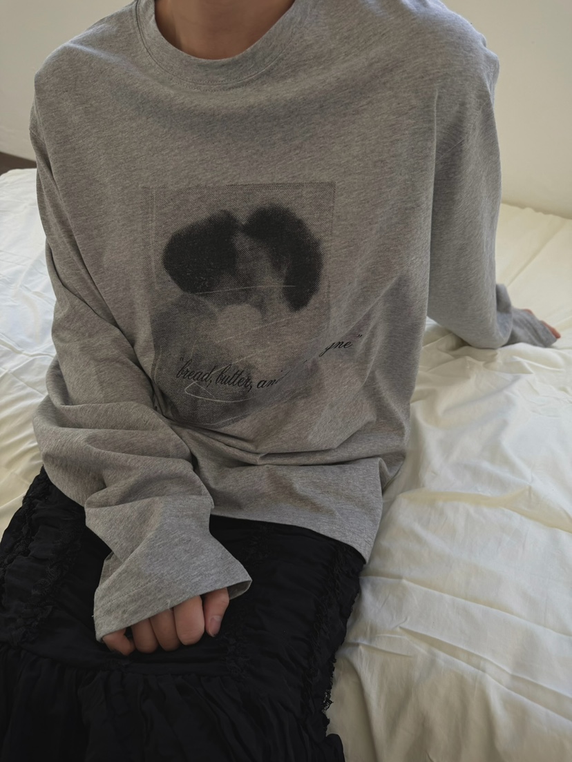 AWESOMESAUCE韓國直郵女裝新品時尚休閑人氣推薦熱賣長袖T恤AWESOME SAUCE長袖T恤