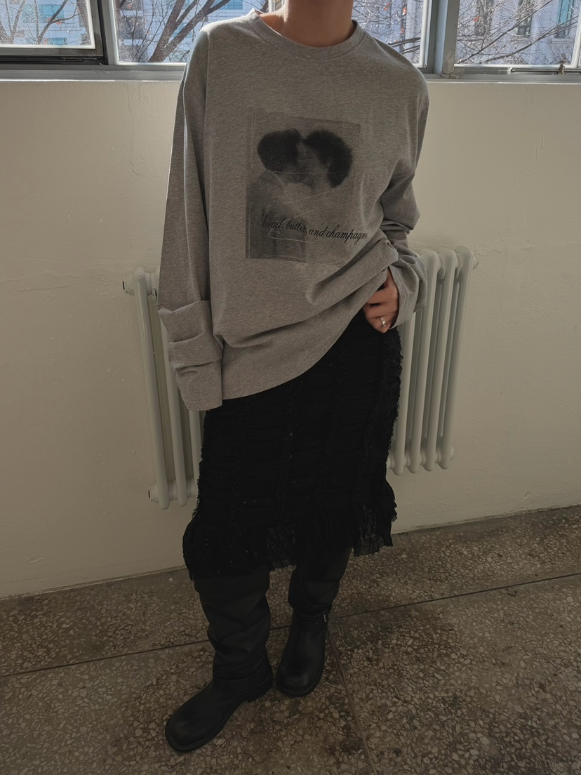 AWESOMESAUCE韓國直郵女裝新品時尚休閑人氣推薦熱賣長袖T恤AWESOME SAUCE長袖T恤