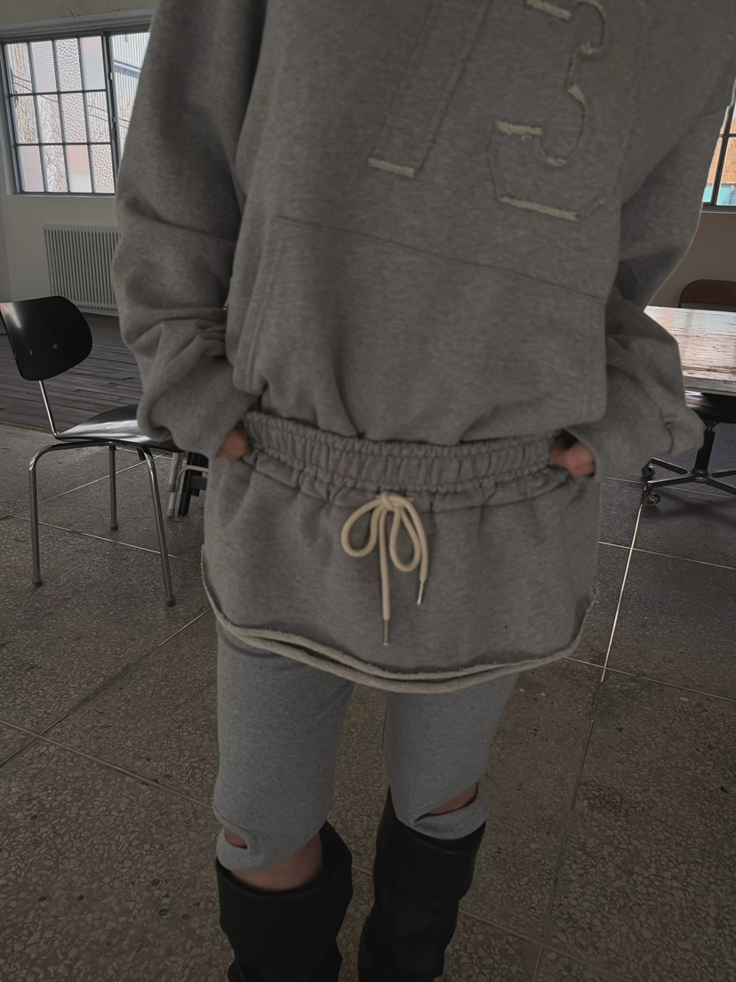 AWESOMESAUCE韓國直郵女士新款26春夏推薦熱賣連衣裙兜帽AWESOME SAUCE連衣裙