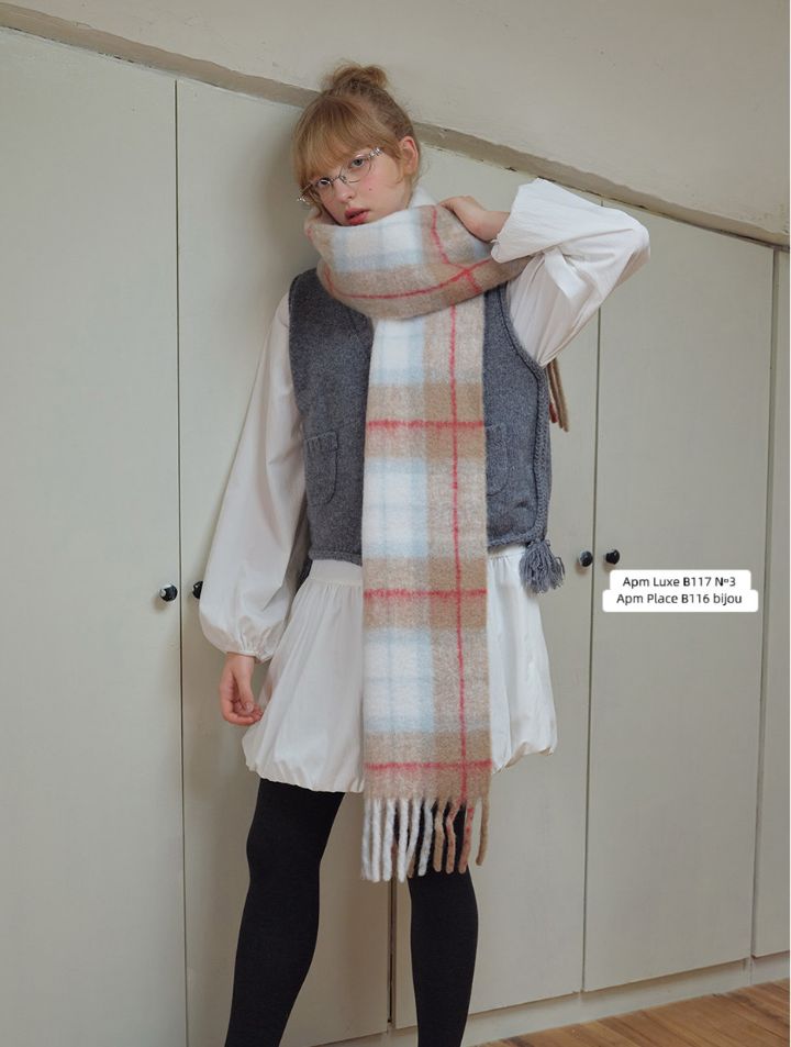 N3韓國直郵女裝新品人氣時尚熱賣26春夏休閑職業圍巾披肩N3圍巾/披肩