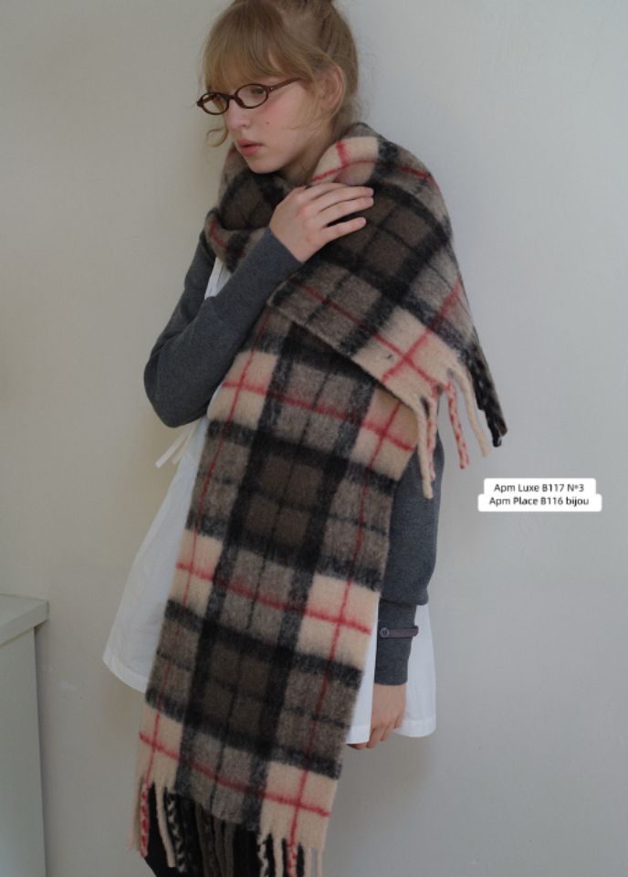 N3韓國直郵女裝新品人氣時尚熱賣26春夏休閑職業圍巾披肩N3圍巾/披肩