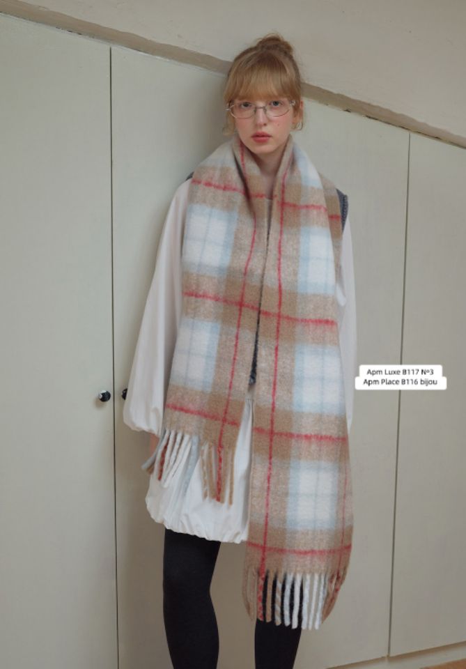 N3韓國直郵女裝新品人氣時尚熱賣26春夏休閑職業圍巾披肩N3圍巾/披肩