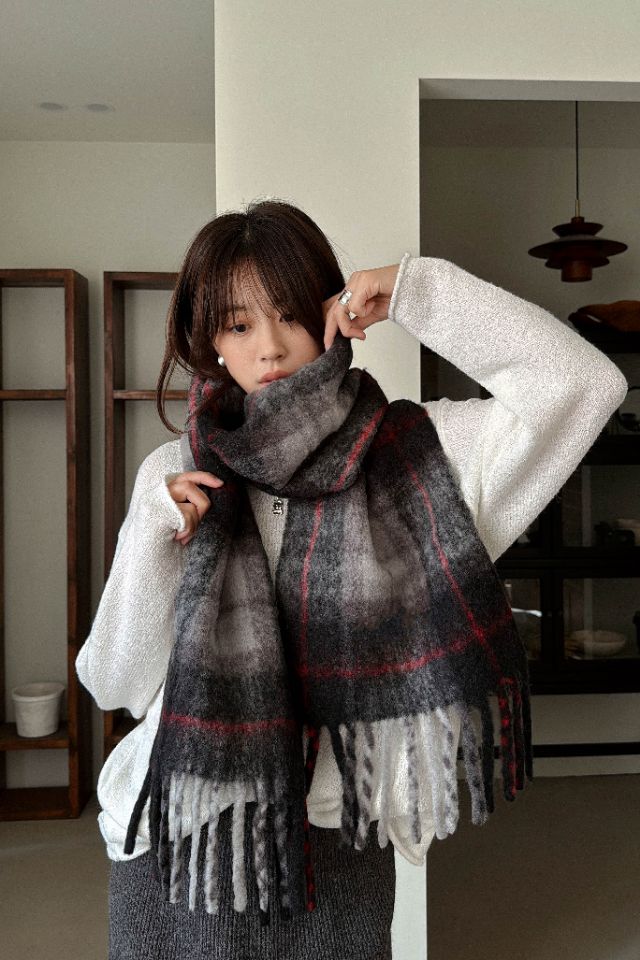 N3韓國直郵女裝新品人氣時尚熱賣26春夏休閑職業圍巾披肩N3圍巾/披肩