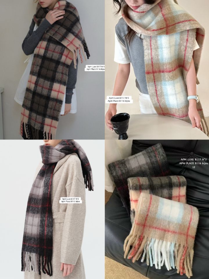 N3韓國直郵女裝新品人氣時尚熱賣26春夏休閑職業圍巾披肩N3圍巾/披肩