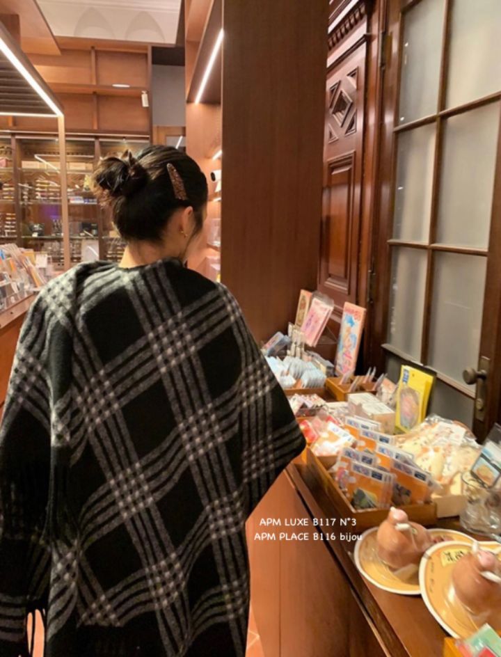 N3韓國直郵女士新品真品26春夏休閑職業推薦圍巾披肩披肩N3圍巾/披肩