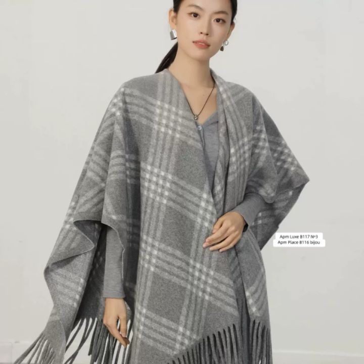 N3韓國直郵女士新品真品26春夏休閑職業推薦圍巾披肩披肩N3圍巾/披肩