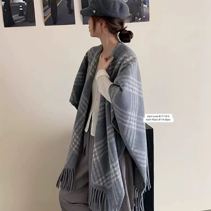 N3韓國直郵女士新品真品26春夏休閑職業推薦圍巾披肩披肩N3圍巾/披肩