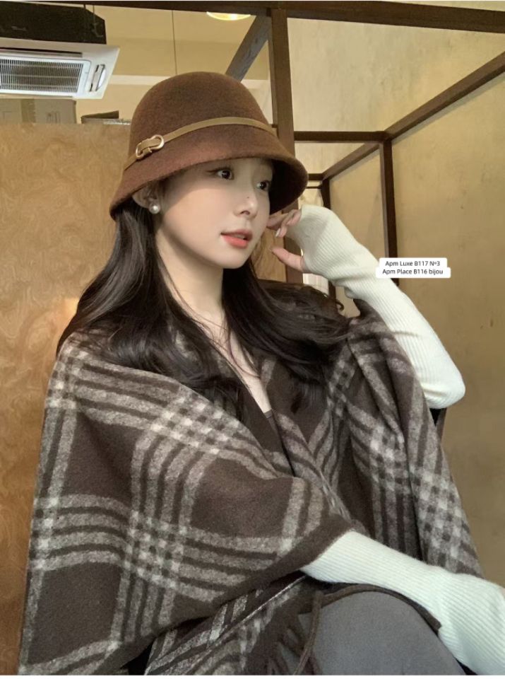 N3韓國直郵女士新品真品26春夏休閑職業推薦圍巾披肩披肩N3圍巾/披肩