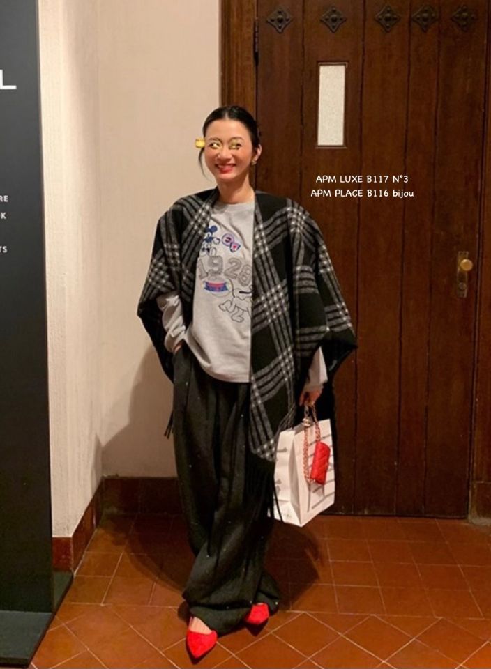 N3韓國直郵女士新品真品26春夏休閑職業推薦圍巾披肩披肩N3圍巾/披肩