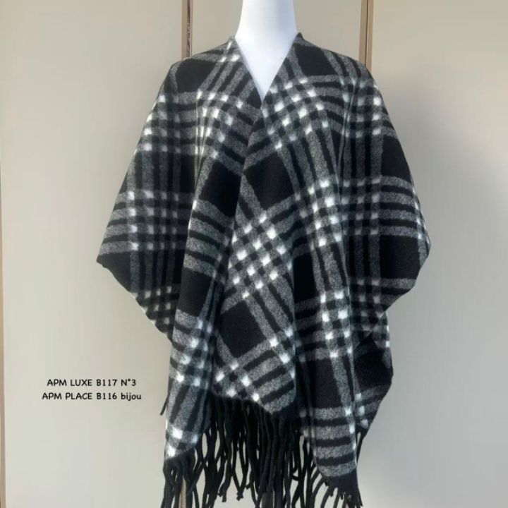 N3韓國直郵女士新品真品26春夏休閑職業推薦圍巾披肩披肩N3圍巾/披肩圖色4