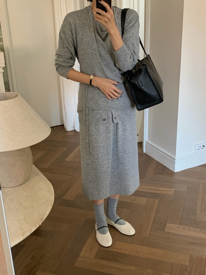 A Flan韓國代購女裝新品熱賣真品推薦人氣休閑時尚針織衫AFN/FLAN EDITION針織衫