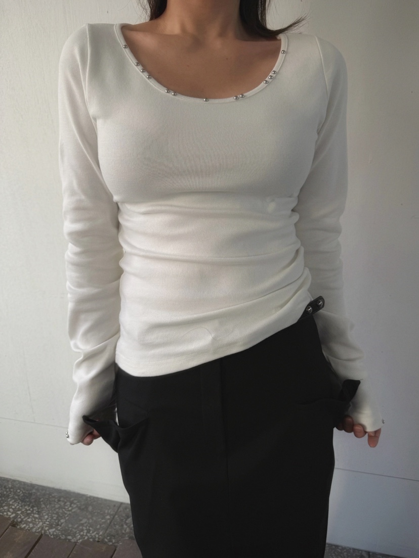 AWESOMESAUCE韓國代購女裝新品職業休閑人氣真品熱賣長袖T恤AWESOME SAUCE長袖T恤