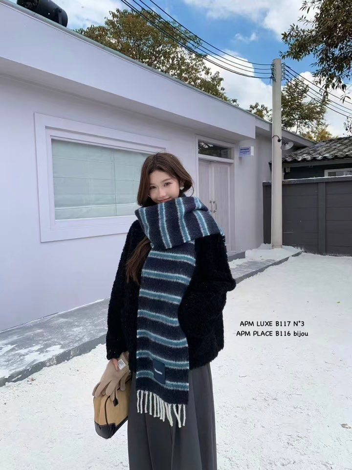 N3韓國直郵女士新品真品推薦時尚職業26春夏休閑圍巾披肩N3圍巾/披肩