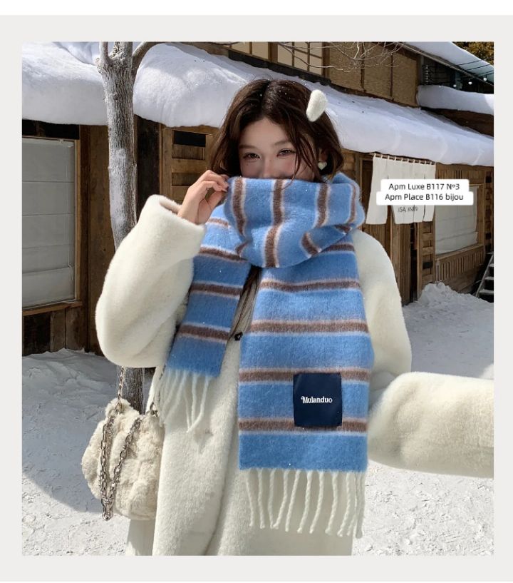 N3韓國直郵女士新品真品推薦時尚職業26春夏休閑圍巾披肩N3圍巾/披肩