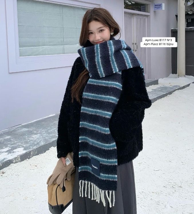 N3韓國直郵女士新品真品推薦時尚職業26春夏休閑圍巾披肩N3圍巾/披肩