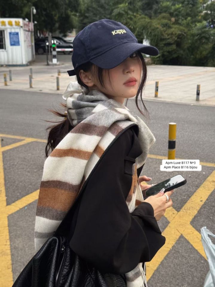 N3韓國直郵女裝新款真品推薦人氣26春夏時尚熱賣圍巾披肩N3圍巾/披肩