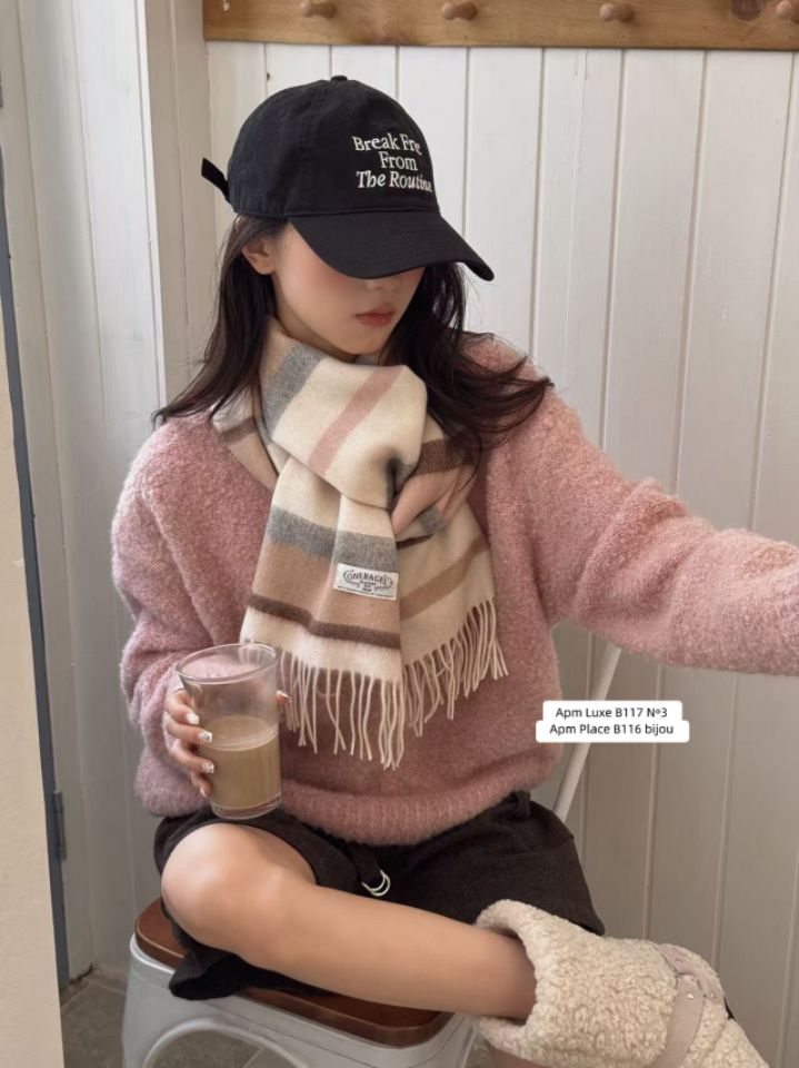 N3韓國直郵女裝新款真品推薦人氣26春夏時尚熱賣圍巾披肩N3圍巾/披肩