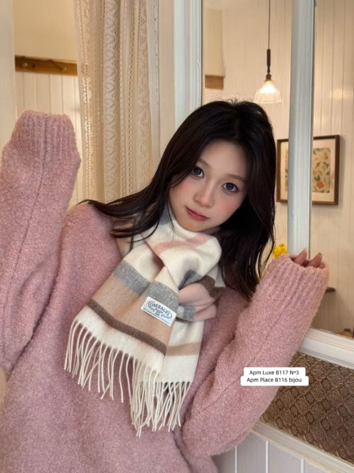 N3韓國直郵女裝新款真品推薦人氣26春夏時尚熱賣圍巾披肩N3圍巾/披肩