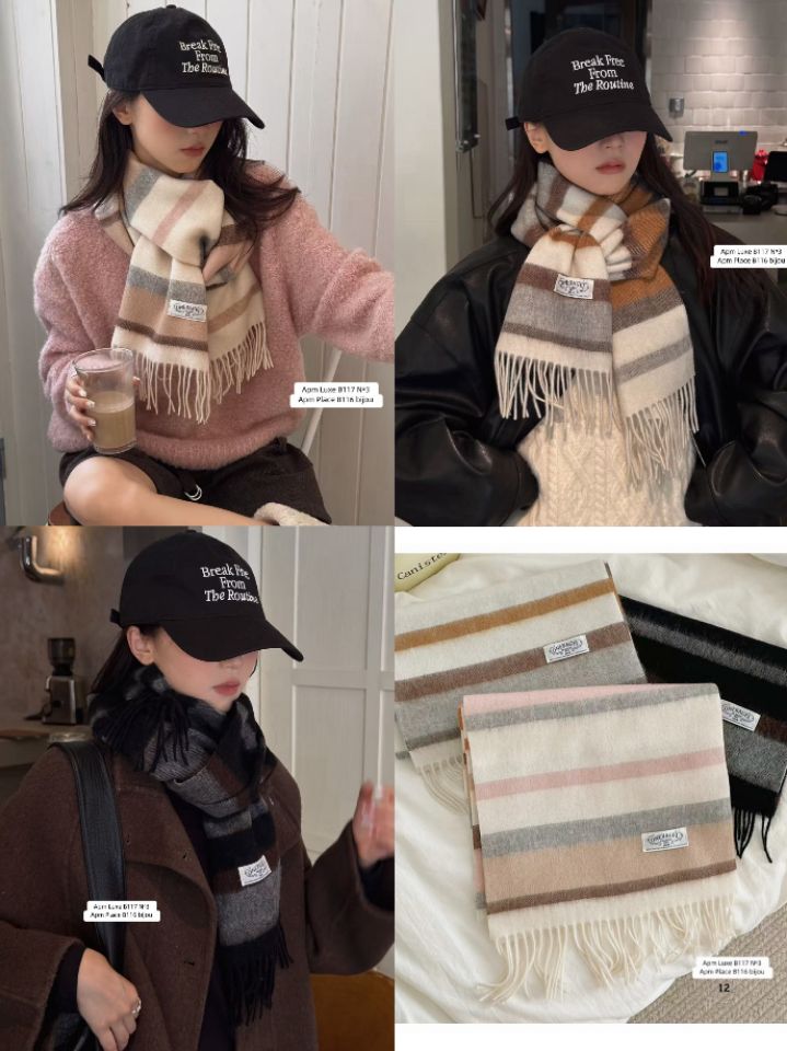 N3韓國直郵女裝新款真品推薦人氣26春夏時尚熱賣圍巾披肩N3圍巾/披肩