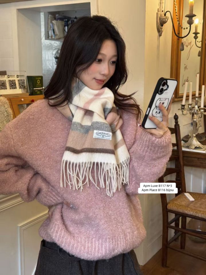 N3韓國直郵女裝新款真品推薦人氣26春夏時尚熱賣圍巾披肩N3圍巾/披肩