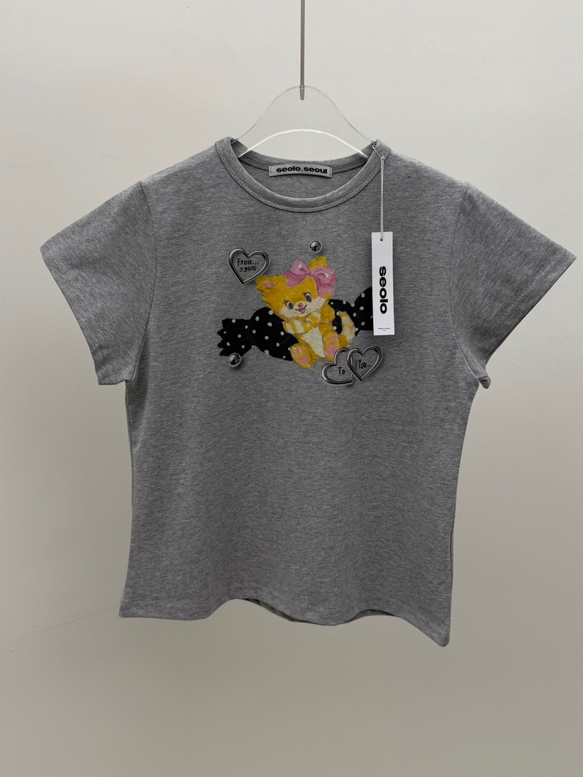 SEOLO東大門實拍女裝新品時尚休閑真品職業26春夏熱賣T恤Seolo seoulT恤