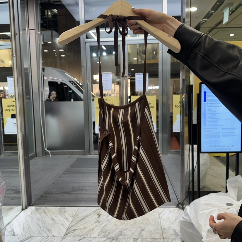 FOUNDATION韓國代購女裝新款26春夏推薦時尚熱賣吊帶背心FOUNDATION吊帶/背心