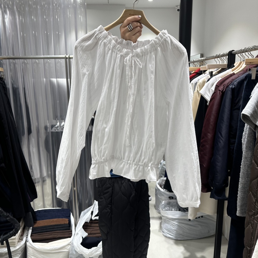 GREEK東大門實拍女士新款26春夏職業熱賣時尚推薦襯衫蕾絲衫GREEK襯衫/蕾絲衫圖色1