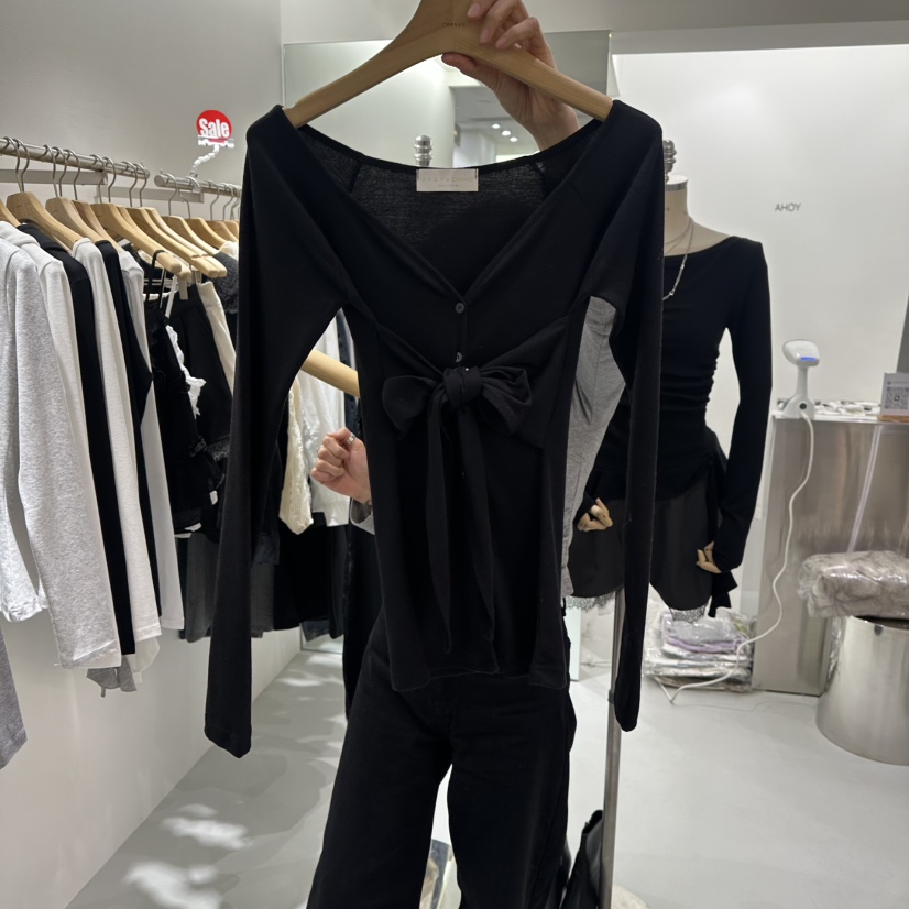 AHOY東大門代購女裝新款熱賣職業人氣推薦休閑真品長袖T恤AHOY長袖T恤圖色2