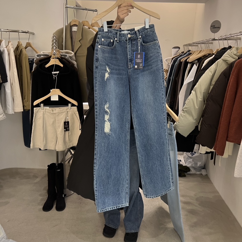 PHILO東大門實拍女士新款休閑人氣職業熱賣時尚26春夏牛仔褲PHILO牛仔褲圖色2