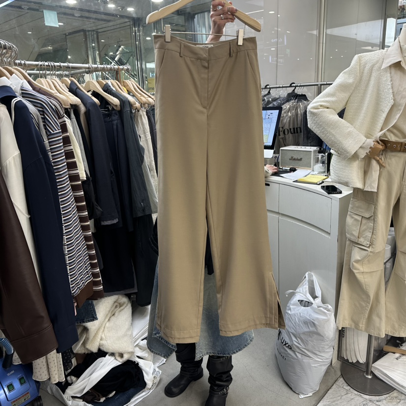 FOUNDATION韓國直郵女裝新款職業休閑熱賣時尚推薦休閑褲FOUNDATION休閑褲圖色1