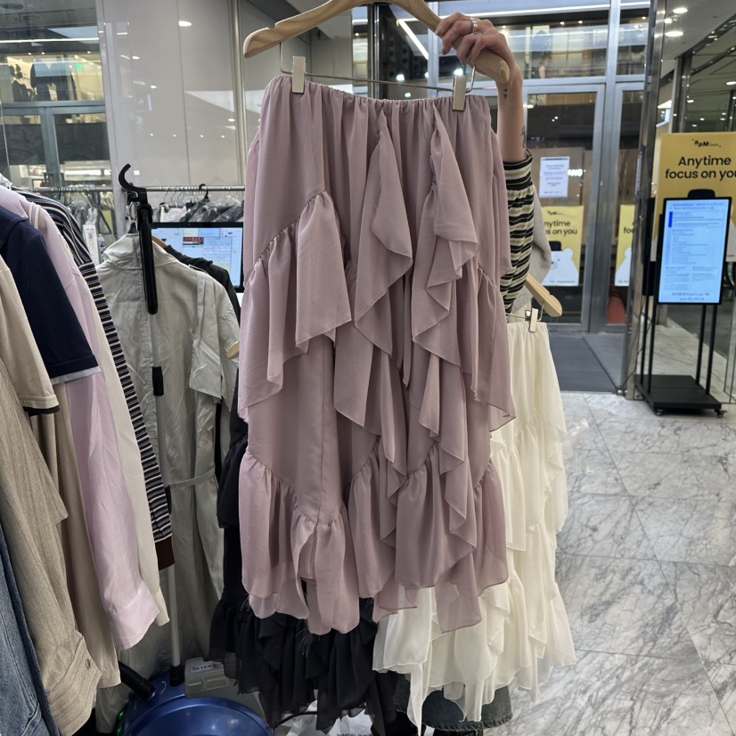 FOUNDATION東大門直郵女士新品休閑時尚人氣職業26春夏長裙FOUNDATION長裙圖色2