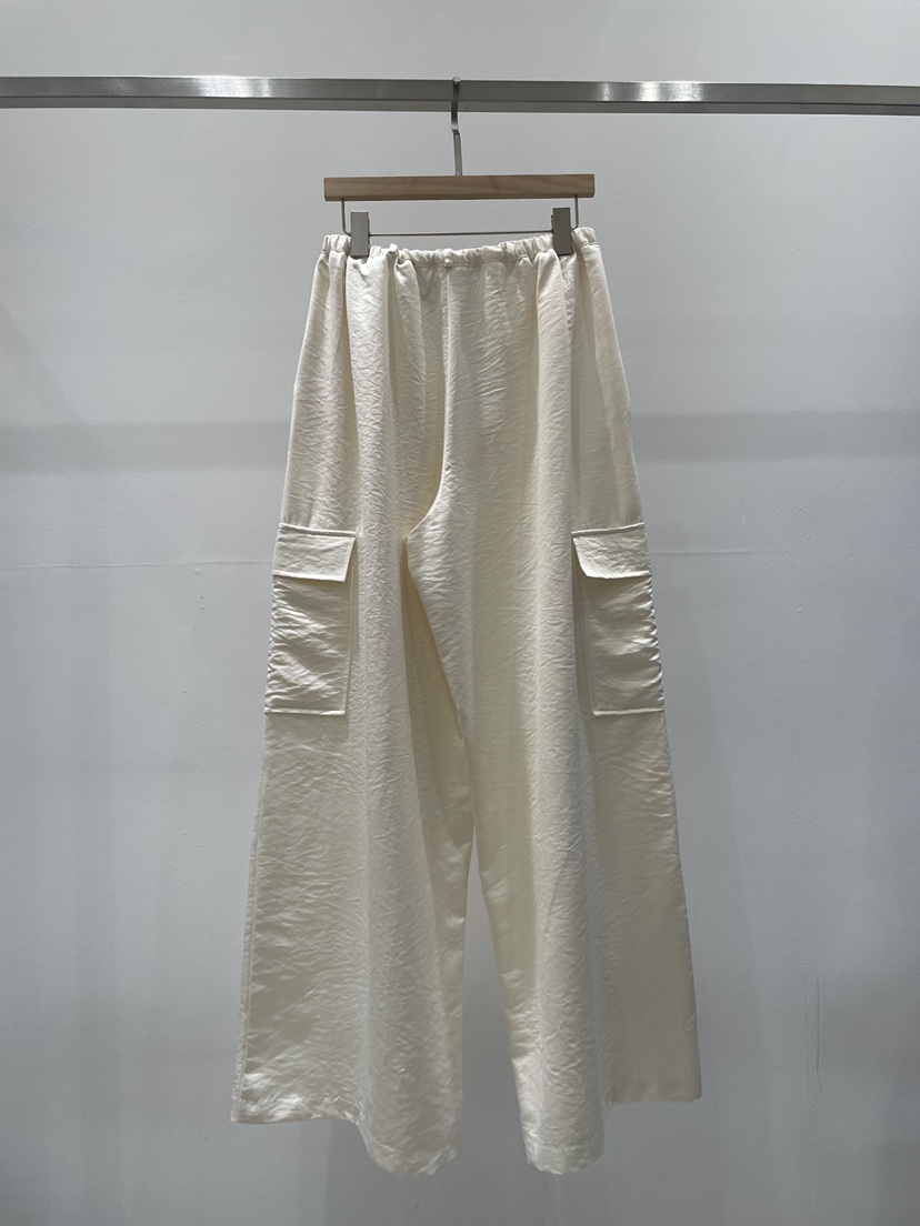 RE STYLE-Q東大門代購女士新品人氣推薦休閑褲工裝褲緞面RE STYLE休閑褲